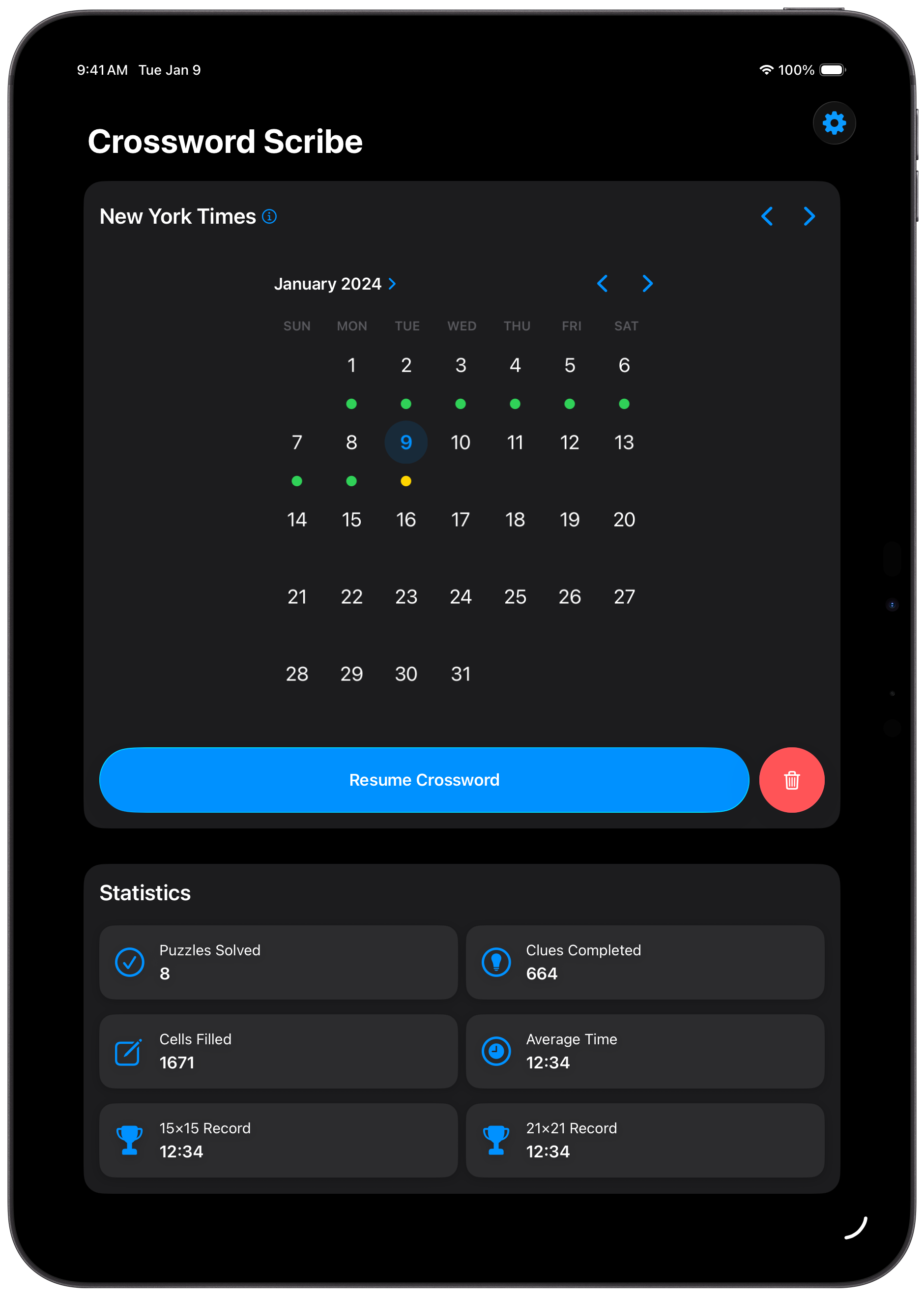 Crossword Scribe screenshot
