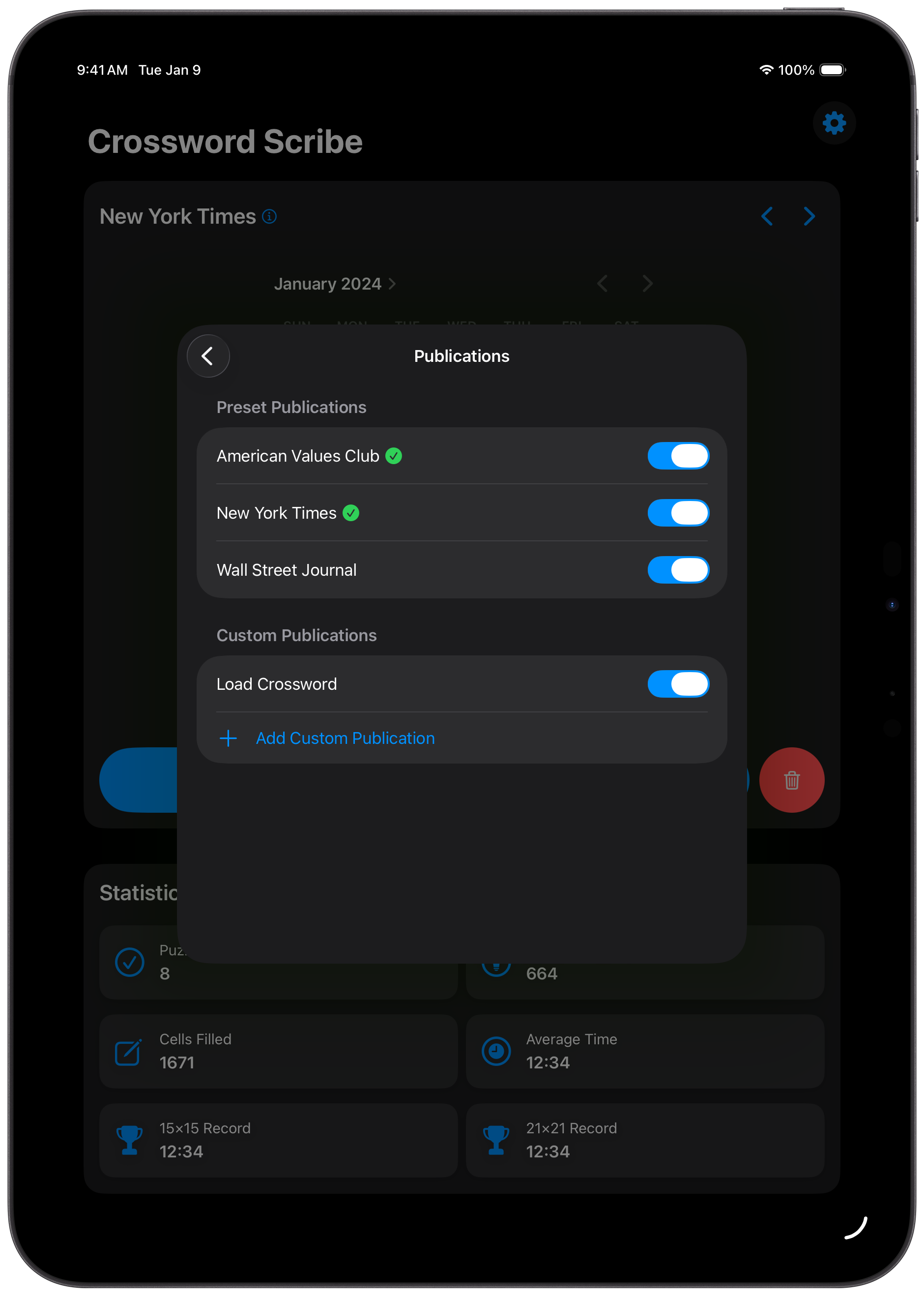 Crossword Scribe screenshot