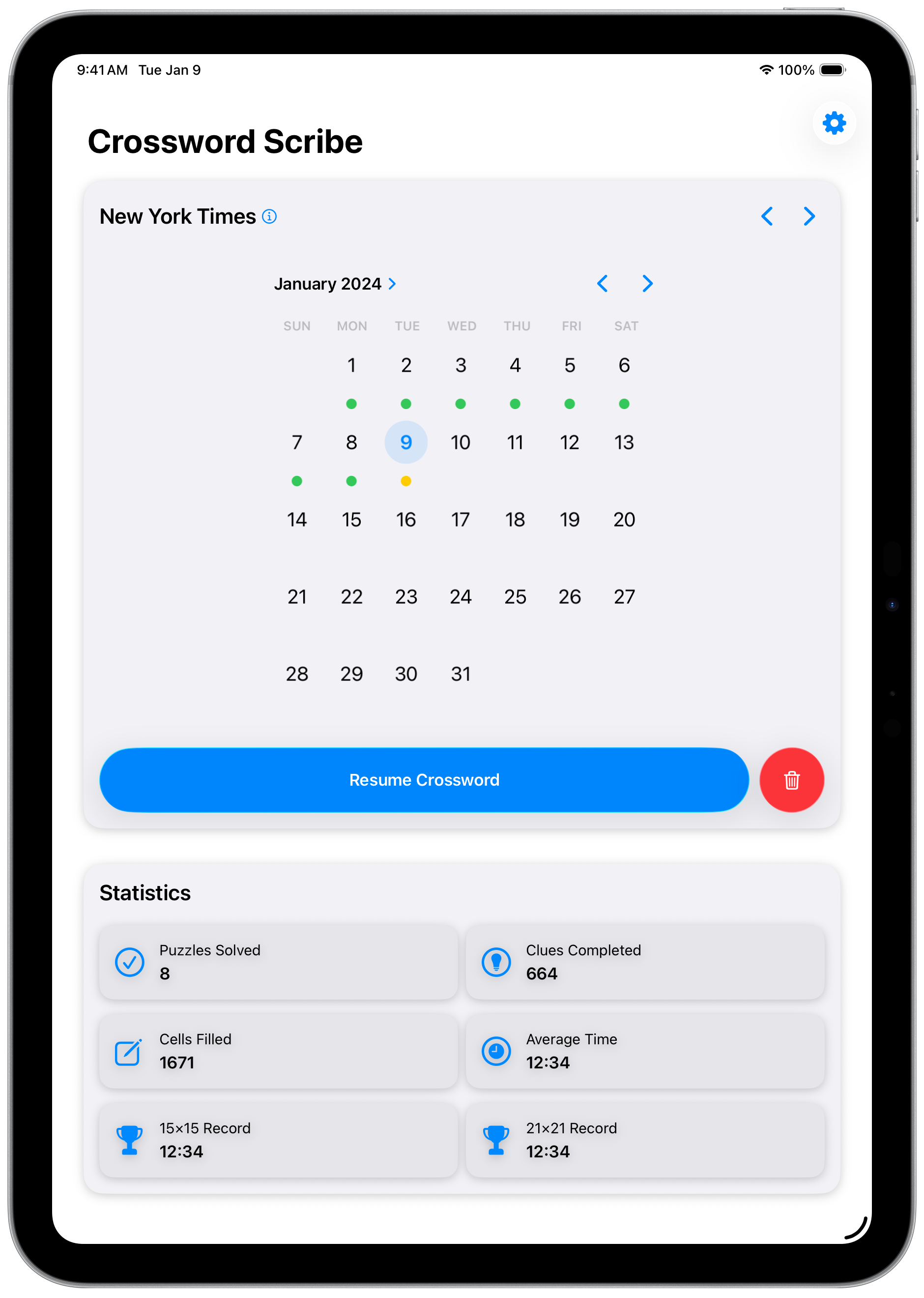 Crossword Scribe screenshot